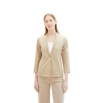 Bild av TOM TAILOR damblazer, 11485 Sandy beige, 3XL