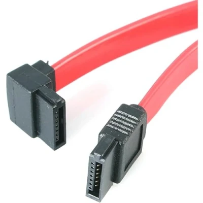 Bild av StarTech.com 30 cm SATA serie ATA kabel vänster vinklad Bu/Bu S anslutningskabel