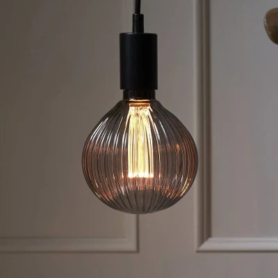 Bild av STAR TRADING LED glob G125 Decoled E27 1W 2 000 K rökgrå