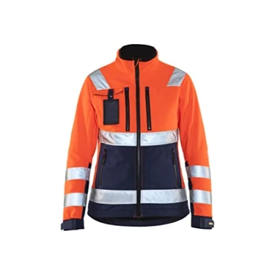 Bild av VARSELJACKA 4902 2517 SOFTSHELL DAM VORA/MARINB XS Beijerbygg Byggmaterial