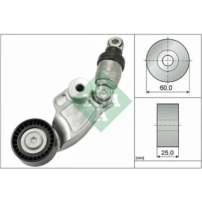 Bild av INA 533 0128 10 Tendeur, courroie trapézoïdale à nervures MAZDA: CX 5 I