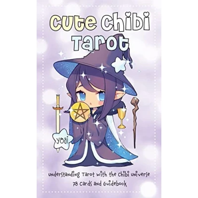 Bild av Cute Chibi Tarot: Understanding Tarot with the Universe 78 Cards and Guidebook