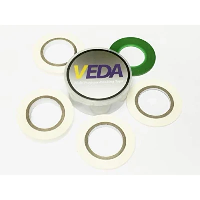 Bild av Veda® 5 st 3/5/8/10 mm maskeringstejp för kurvor modell färgspray modellering/modellering påfyllning + 2 (F)