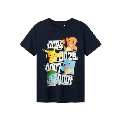Bild av NAME IT Nkmdazz Pokemon Nreg SS toppbox noos himmel pojke, Mörk safir, 134 140
