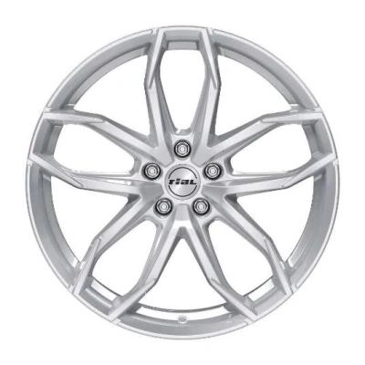 Bild av Rial Lucca Polar Silver 8x18 5/114.3 ET39 B70.1