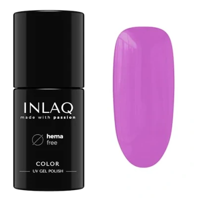 Bild av INLAQ® UV nagellack i olika färger LED gel nagelpolish gellack lack från Crazy Rainbow kollektionen fuchsia rosa färg