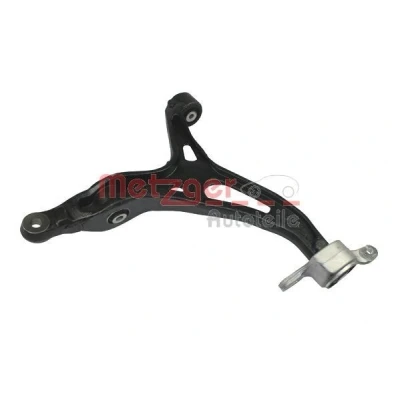 Bild av METZGER 58081301 Bras de suspension sans rotule suspension, avec support en caoutchouc Essieu avant gauche, inférieur barre oscillant transversal