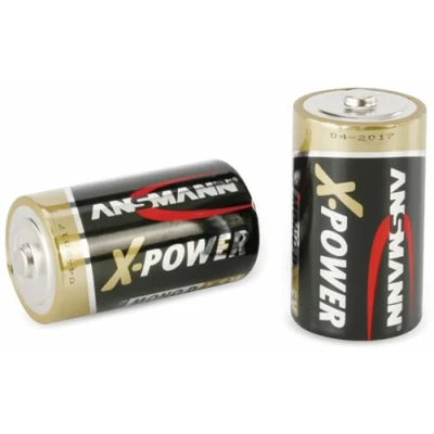 Bild av ANSMANN 5015633 X Power 2X Alcaline D Batteria Lr20