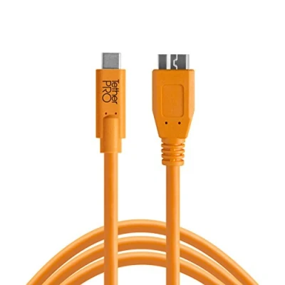 Bild av Tether Tools CUC3315 ORG USB kabel 4,6 m 3.2 Gen 1 (3.1 1) A Micro B orange