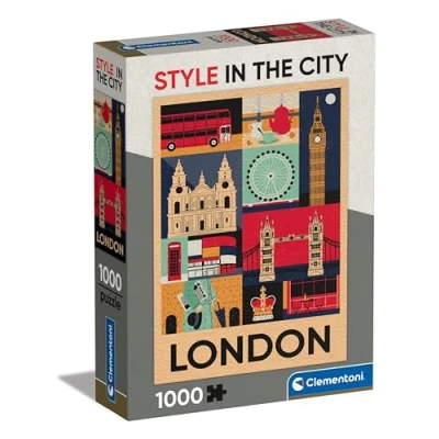 Bild av Clementoni Pussel London 1000 Bitar Style In the City För Vuxnas 14 99 år, 39844