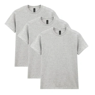 Bild av GILDAN herr T shirt i tung bomull, stil G5000, multipack, Sport grå (3 pack), XXL