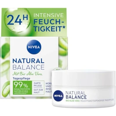 Bild av NIVEA Natural Balance Ansiktskräm, För normal och blandad hud, 50 ml