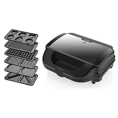 Bild av ETA smörgåsgrill 6 I 1 Sorento Plus non stick beläggning för enkel rengöring utan bränning 900 watt våffeljärn, grill och mycket mer