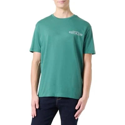 Bild av GANT Printed Graphic Tshirt bas, Storlek: Large, Green