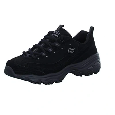 Bild av Skechers D&#039;Lites Play on Modesneaker för dam, Svart, 41 EU bred
