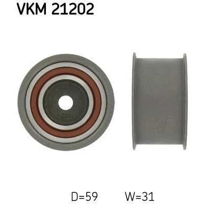 Bild av SKF VKM 21202 Poulie renvoi/transmission, courroie de distribution AUDI: A8 D2, A4 B6 Avant, A6 C4 VOLKSWAGEN: Passat B5 GP Break