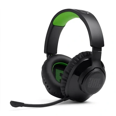 Bild av JBL Quantum 360X Trådlöst Bluetooth over ear gaming headset för XBox, avtagbar mikrofon, aktiv brusreducering, QuantumSOUND Signature, 22h batteritid, svart