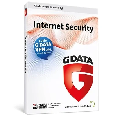 Bild av Antivirus, Sikkerhed G Data Internet Security + VPN Sonderedition Android, iOS, Mac, Windows Årslicens, 3 licenser