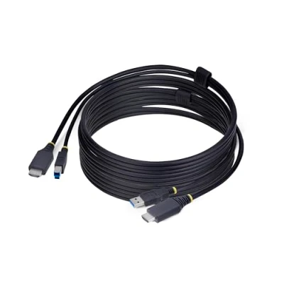 Bild av StarTech.com 10ft (3m) HDMI and USB 5Gbps KVM cable keyboard / video mouse (KVM) 3 m