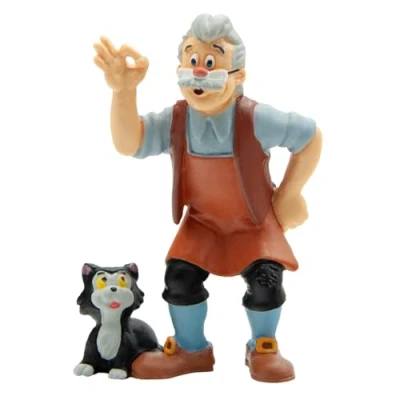 Bild av Bullyland 12398 spelfigur mästare bagage från Walt Disney Pinocchio, ca 7,4 cm, detaljerad, perfekt som en liten gåva för barn 3 år