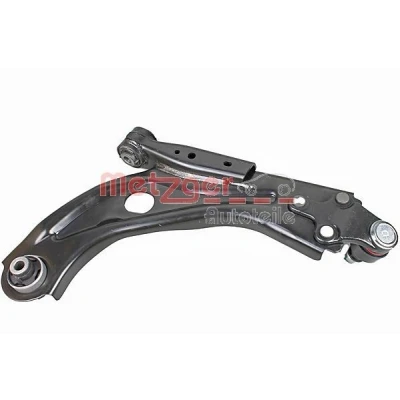 Bild av METZGER 58121001 Bras de suspension avec rotule suspension, support en caoutchouc Essieu avant gauche barre oscillant transversal Acier