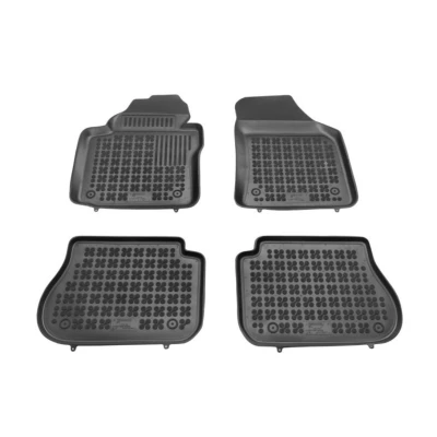 Bild av REZAW PLAST 200107 Ensemble de tapis sol Caoutchouc avant et arrière 4 noir Sur mesure VOLKSWAGEN: Caddy 3