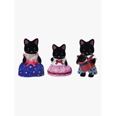 Bild av Sylvanian Families Figurset Midnatt Kattfamilj