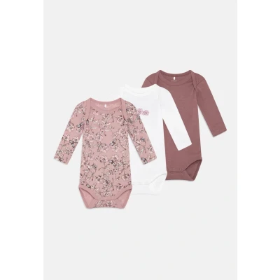 Bild av Name it Nbfbody Grape Flower 3 PACK Body för barn, Storlek: 50, shake