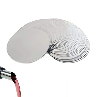 Bild av Hoshisea 20 stycken droppfri pip, droppstop för droppar, vinhällare, vinhällningshjälp dropp, återanvändbar hällningshjälp, elegant hällning (silver)