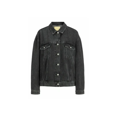 Bild av JACK&amp;JONES dam JXORLY RLX lång jacka AW DNM NOOS jeansjacka, Grå denim, M, M