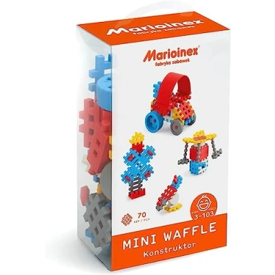 Bild av Marioinex 902806 Mini Waffle,Set of 70 Pieces Constructor Boy, Multi Colour
