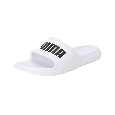 Bild av Puma Unisex Divecat V2 Lite Slide Sandal, vit svart, 40.5 EU