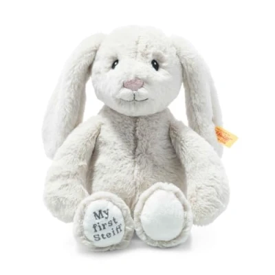 Bild av Steiff 242342 Soft Cuddly Friends My First Hoppie Hare 26 cm gosedjur för spädbarn grädde, vit, 151 g, 1 styck (1 pack)