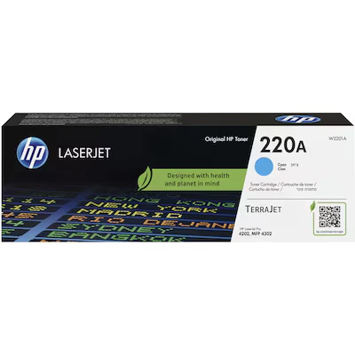 Bild av HP 220A / W2201A Cyan Toner Tonerkassett Blå