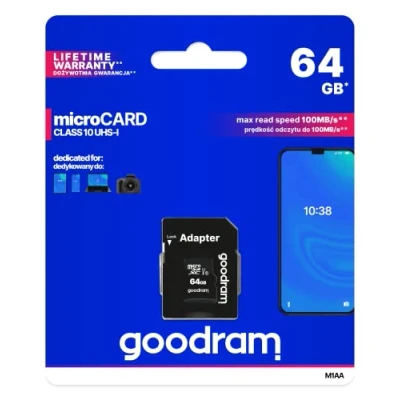 Bild av Goodram M1aa 0320r12 Micro SDC klass 10 uhs i u1 SDC.