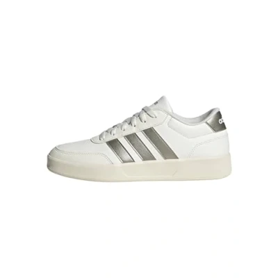 Bild av adidas Kvinnor BREAKNET 3.0 SHOES, core white/cyber met./off white, 41 1/3 EU