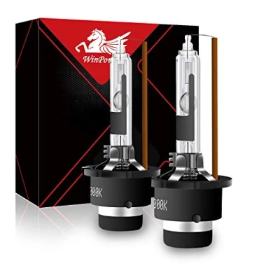 Bild av WinPower D2R HID Xenon Bulb Replace Kit 35W 4300k Warm White Metal Stents 12V Car Headlight Conversion Kit, 2 Lampor