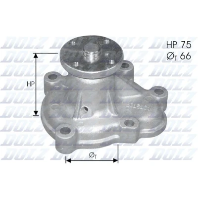 Bild av DOLZ O133 Pompe à eau OPEL: Corsa B 3/5 portes