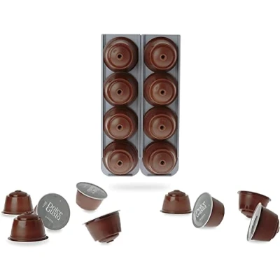 Bild av R&amp;R SHOP Kapselhållare för Nescafè Dolce Gusto, att fästa på vilken yta som helst, med 3M lim, 4 kapslar vardera 2 st