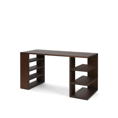 Bild av Ferm Living Edre Desk Skrivbord Dark Stained Pine W137 x D65 H73.5 cm