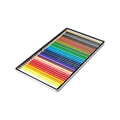 Bild av Amazon Basics färgpennor i tennlåda, 36 delar, assorterade färger