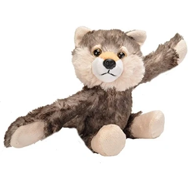 Bild av Wild Republic 18081 Huggers snäpparmband, gosedjur, plyschdjur, varg, 20 cm, 19556