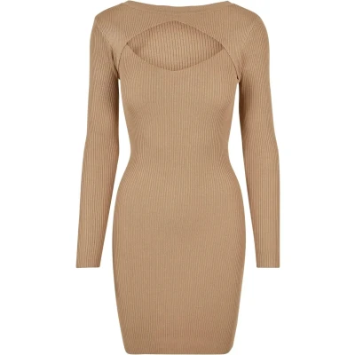 Bild av Urban Classics CUT OUT Fodralklänning, Storlek: Medium, Unionbeige