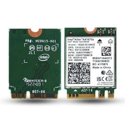 Bild av Intel NIC WI FI 6E AX210 1675 2x2 NovPro, grön, AX210.NGWG.NVX