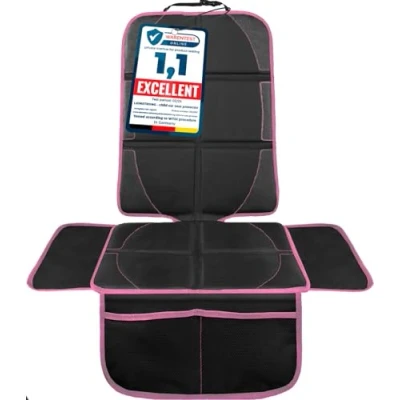 Bild av LIONSTRONG® Barnstolsdyna bilsätesskydd, lämplig för Isofix, bilsätesdyna vattenavvisande, sittskydd bilbarnstol, bilsäteskuddar universellt kompatibel (rosa)