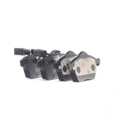Bild av VALEO 598483 Jeu de plaquettes frein Essieu avant contact signal d&#039;usure inclus avec tôle anti bruit AUDI: A6 C5 Avant, C6 Allroad