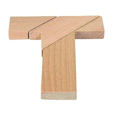 Bild av Goki HS006 The Tricky T form, pussel, blandat, S