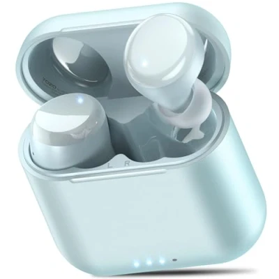 Bild av TOZO T6 trådlösa öronsnäckor Bluetooth 5.3 hörlurar, ergonomisk design in ear headset, 50 timmars speltid med trådlöst laddningsfodral, APP EQ anpassbar, IPX8 vattentät, ny uppgraderad version