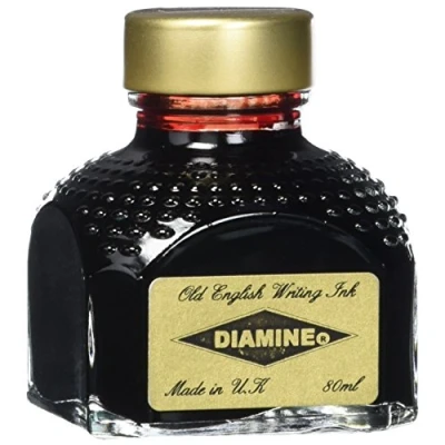 Bild av Diamine 80 ml röd drake reservoarpenna bläckflaska