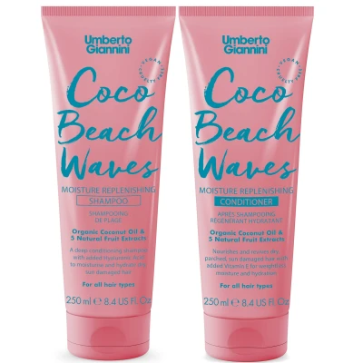 Bild av Umberto Giannini Coco Beach Waves Shampoo and Conditioner Duo